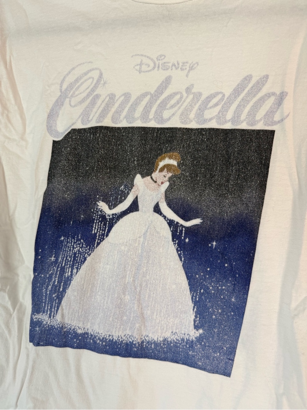 Disney Cinderella White Tee